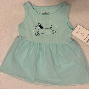 NWT Carters Newborn Puppy Princess Dress